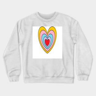 Colorful Hearth Crewneck Sweatshirt